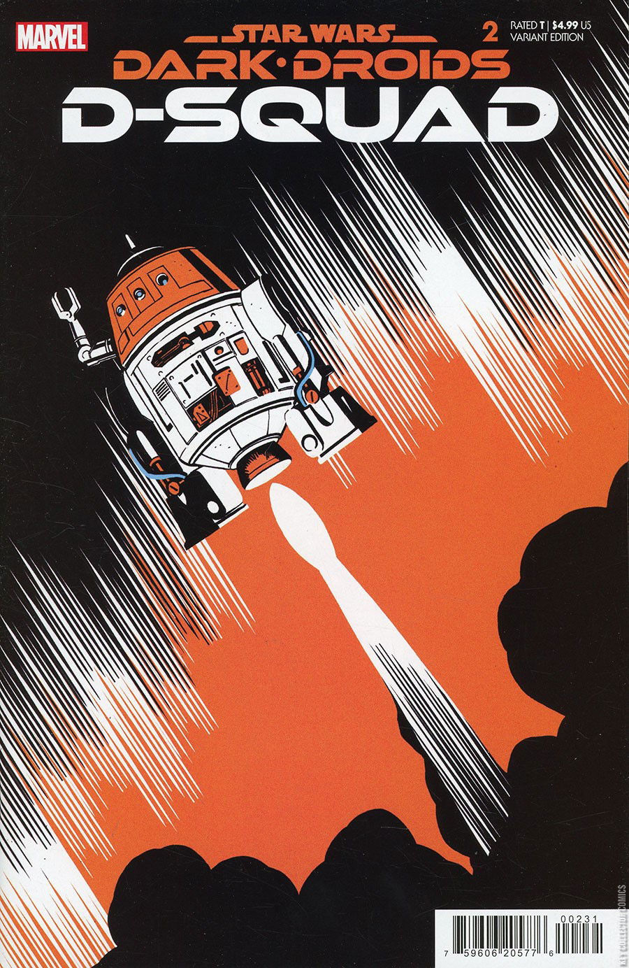 Cover art for Star Wars: Dark Droids D-Squad #2 