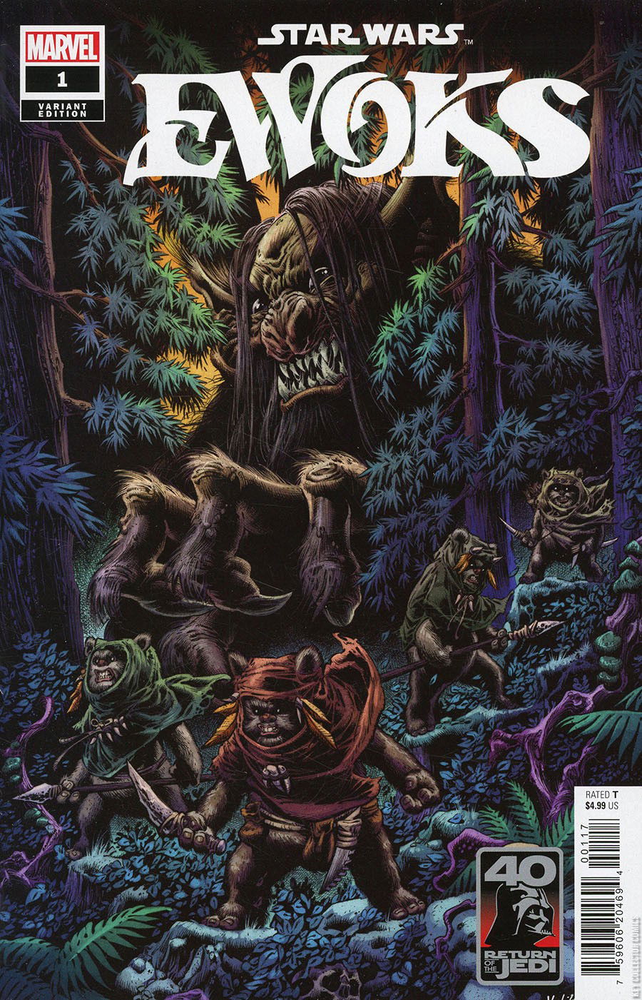 Variant Cover for Star Wars: Return of the Jedi - Ewoks #1