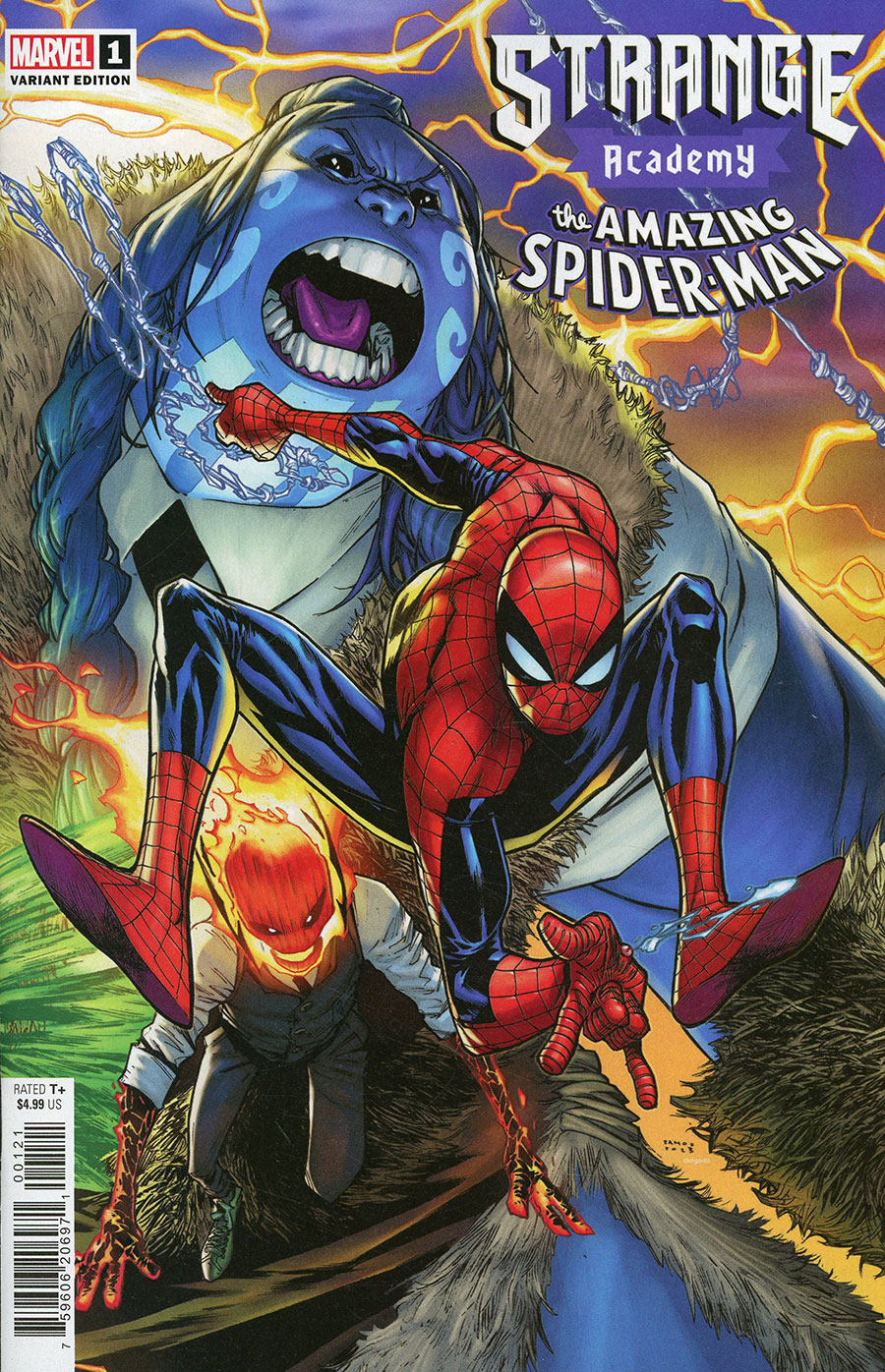 Variant Cover for Strange Academy: The Amazing Spider-Man #1