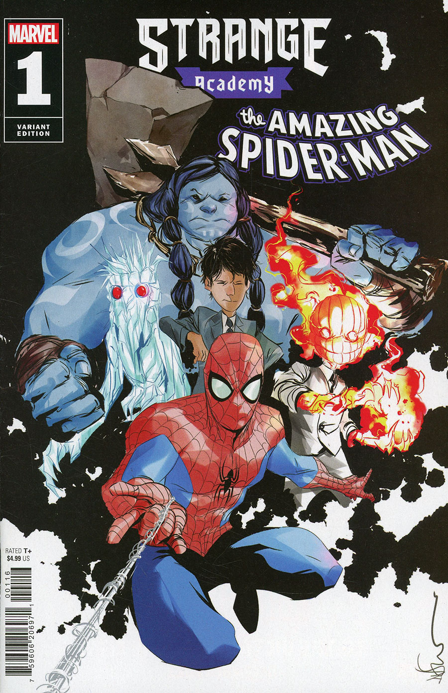 Variant Cover for Strange Academy: The Amazing Spider-Man #1
