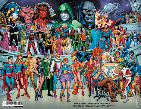 Variant Cover for Dark Crisis On Infinite Earths #7