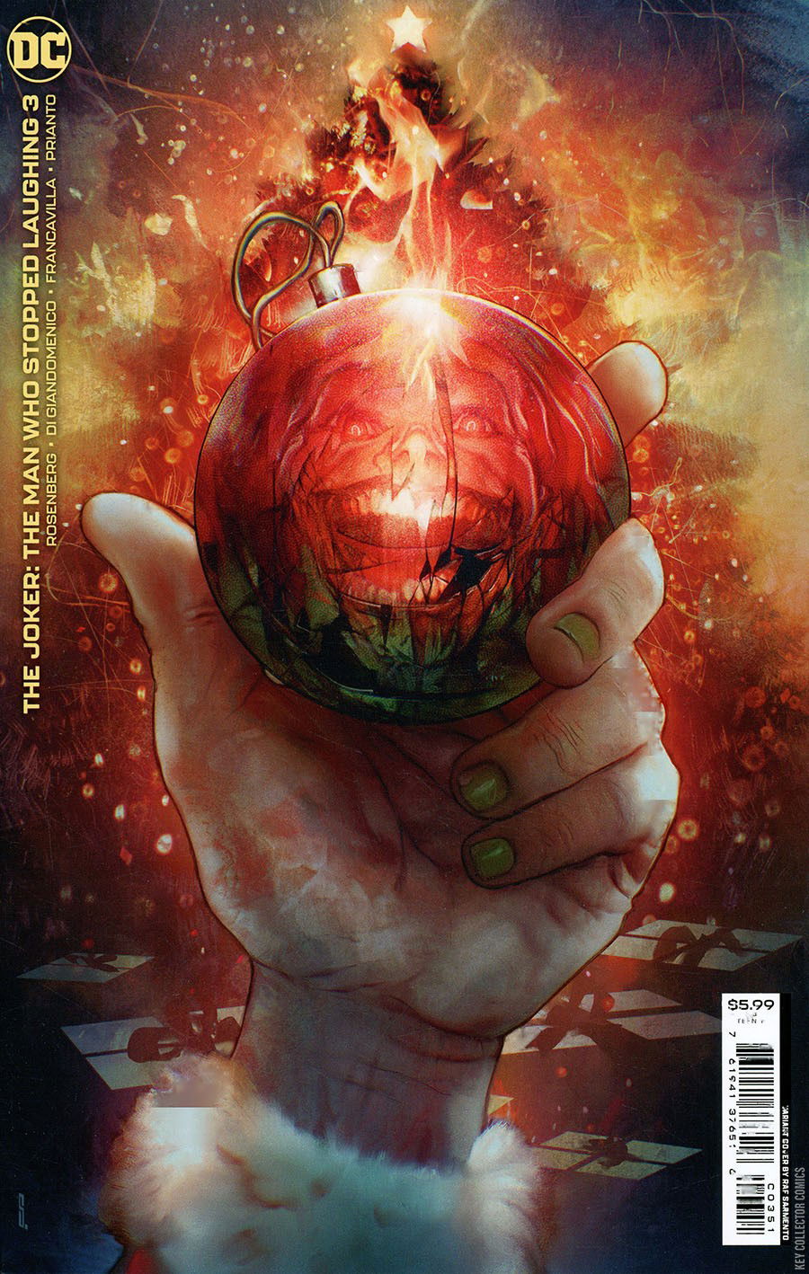 Variant Cover for Joker: The Man Who Stopped Laughing #3