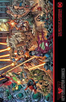Variant Cover for Death of Superman 30th Anniversary Special #1