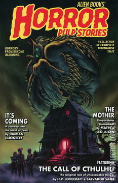 Variant Cover for Alien Books: Horror Pulp Stories #1