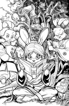 Variant Cover for Space Usagi: Yokai Hunter #1