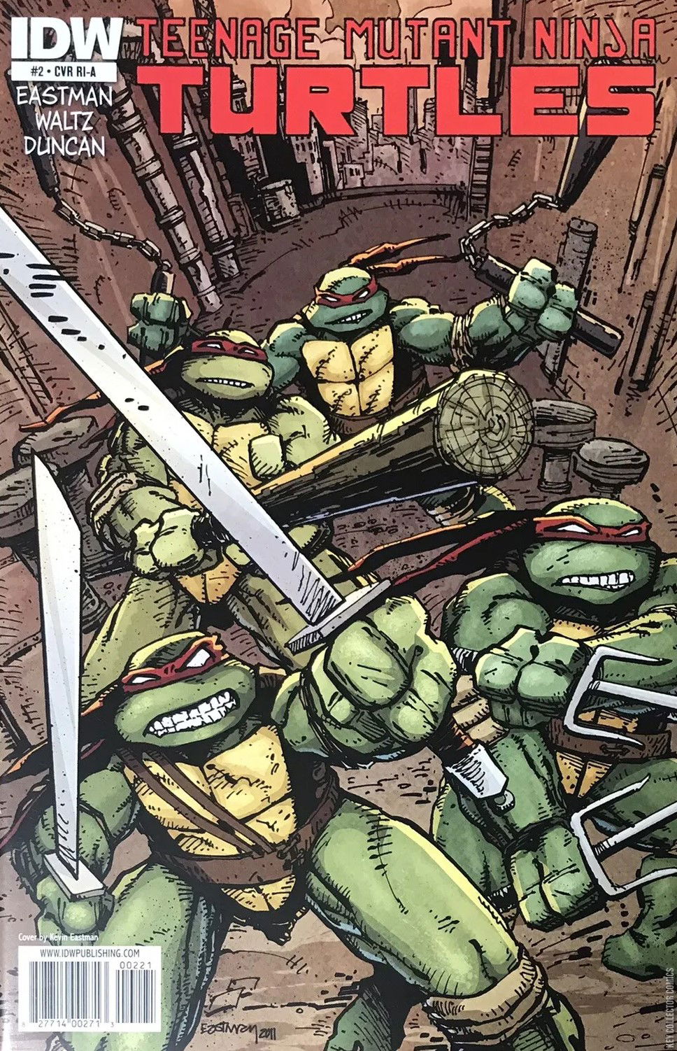 Variant Cover for Teenage Mutant Ninja Turtles #2