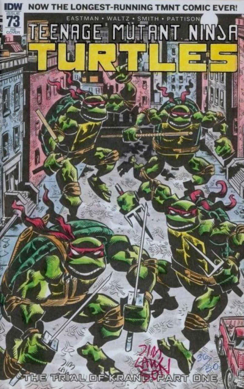 Teenage Mutant Ninja Turtles #73 Kickstarter Published Augu