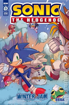 Variant Cover for Sonic the Hedgehog: Winter Jam #1