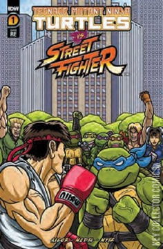 Variant Cover for Teenage Mutant Ninja Turtles vs. Street Fighter #1