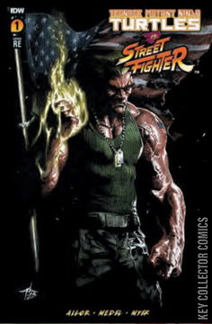 Variant Cover for Teenage Mutant Ninja Turtles vs. Street Fighter #1