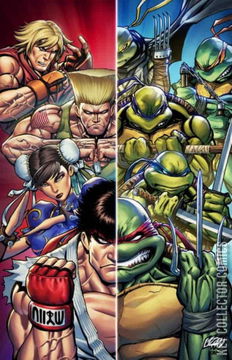 Variant Cover for Teenage Mutant Ninja Turtles vs. Street Fighter #1