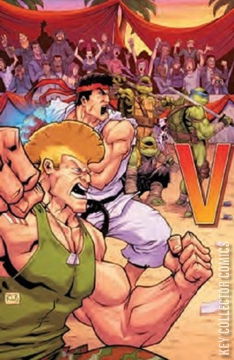 Variant Cover for Teenage Mutant Ninja Turtles vs. Street Fighter #1