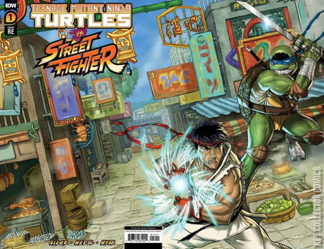 Variant Cover for Teenage Mutant Ninja Turtles vs. Street Fighter #1