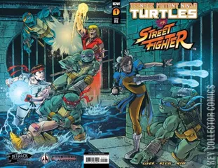 Variant Cover for Teenage Mutant Ninja Turtles vs. Street Fighter #1