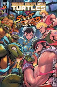 Variant Cover for Teenage Mutant Ninja Turtles vs. Street Fighter #1