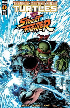 Variant Cover for Teenage Mutant Ninja Turtles vs. Street Fighter #1