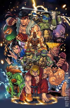 Variant Cover for Teenage Mutant Ninja Turtles vs. Street Fighter #1