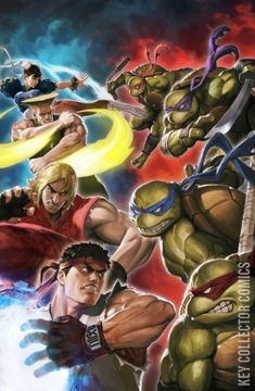 Variant Cover for Teenage Mutant Ninja Turtles vs. Street Fighter #2