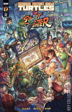 Variant Cover for Teenage Mutant Ninja Turtles vs. Street Fighter #2