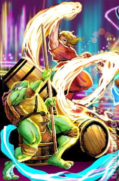 Variant Cover for Teenage Mutant Ninja Turtles vs. Street Fighter #3