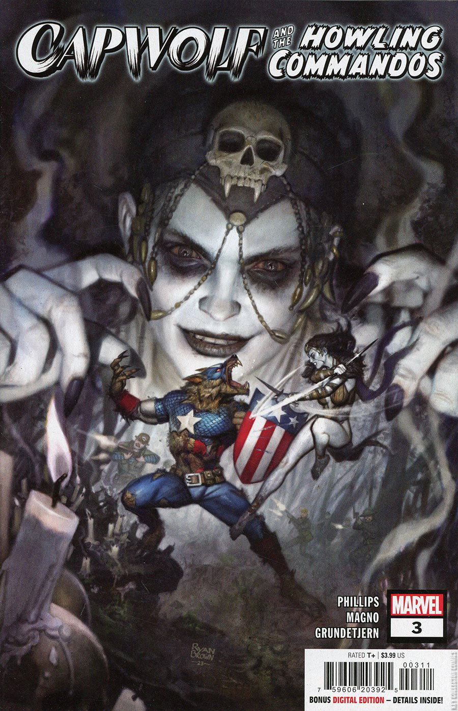 Cartoon Howling Commandos Capwolf and the Howling Commandos #3 Published December