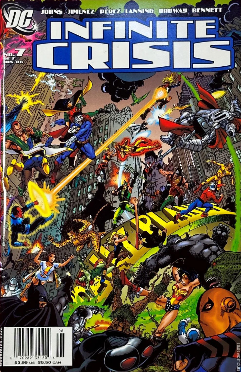 Variant Cover for Infinite Crisis #7