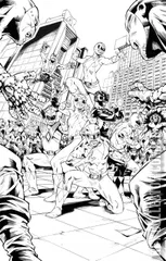 Variant Cover for Mighty Morphin Power Rangers: The Return #1