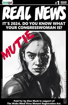 Variant Cover for Biden's Titans vs. AOC #1