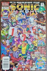 Variant Cover for Sonic the Hedgehog #125