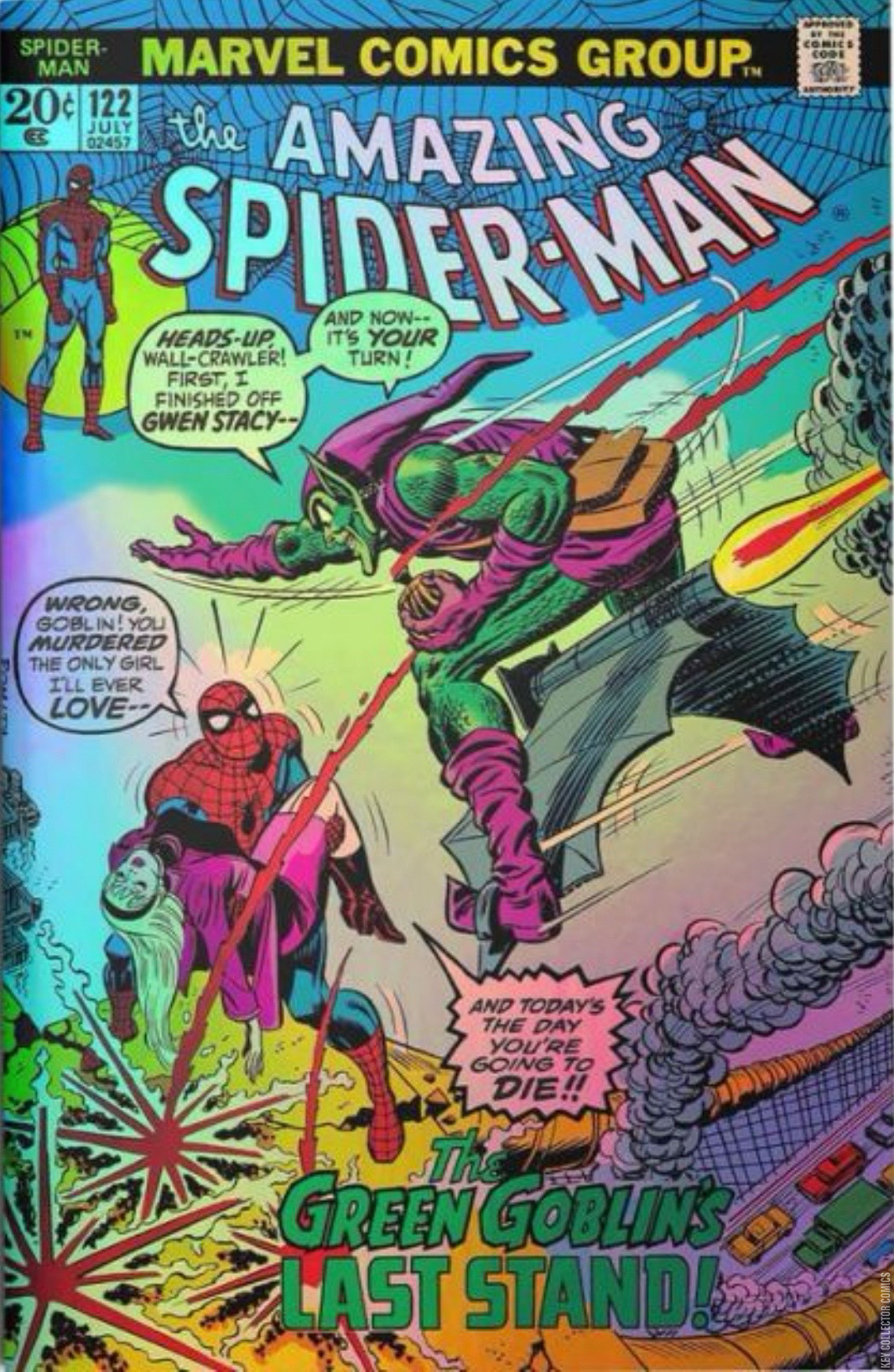 Amazing Spider-Man #122 Foil Published June 2023 | Key, image size:1066x1635