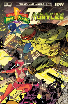 Variant Cover for Mighty Morphin Power Rangers / Teenage Mutant Ninja Turtles #1