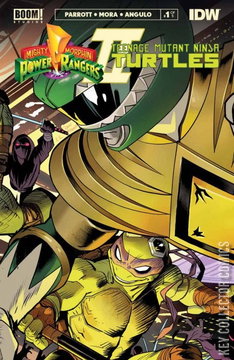 Variant Cover for Mighty Morphin Power Rangers / Teenage Mutant Ninja Turtles #1
