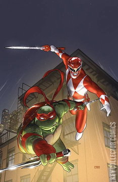 Variant Cover for Mighty Morphin Power Rangers / Teenage Mutant Ninja Turtles #1