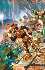Variant Cover for Mighty Morphin Power Rangers / Teenage Mutant Ninja Turtles #1