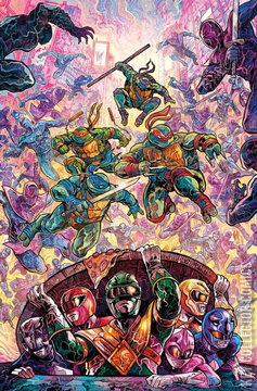 Variant Cover for Mighty Morphin Power Rangers / Teenage Mutant Ninja Turtles #1