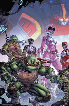 Variant Cover for Mighty Morphin Power Rangers / Teenage Mutant Ninja Turtles #1