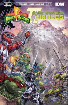Variant Cover for Mighty Morphin Power Rangers / Teenage Mutant Ninja Turtles #1