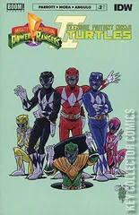 Variant Cover for Mighty Morphin Power Rangers / Teenage Mutant Ninja Turtles #2