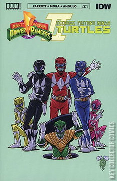 Variant Cover for Mighty Morphin Power Rangers / Teenage Mutant Ninja Turtles #2