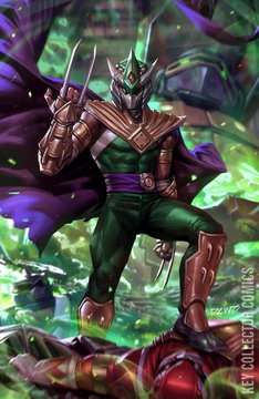 Variant Cover for Mighty Morphin Power Rangers / Teenage Mutant Ninja Turtles #2