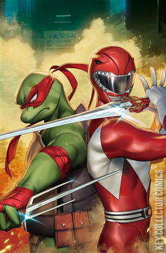 Variant Cover for Mighty Morphin Power Rangers / Teenage Mutant Ninja Turtles #2