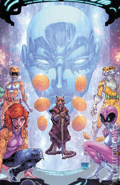 Variant Cover for Mighty Morphin Power Rangers / Teenage Mutant Ninja Turtles #3