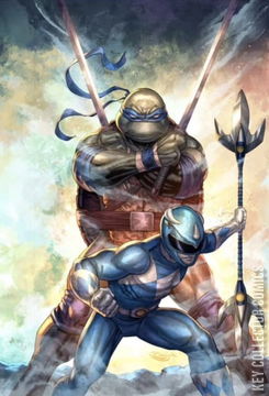 Variant Cover for Mighty Morphin Power Rangers / Teenage Mutant Ninja Turtles #3