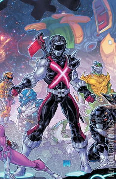 Variant Cover for Mighty Morphin Power Rangers / Teenage Mutant Ninja Turtles #4