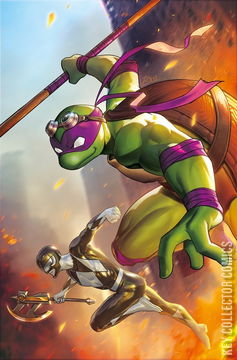 Variant Cover for Mighty Morphin Power Rangers / Teenage Mutant Ninja Turtles #4