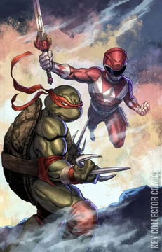 Variant Cover for Mighty Morphin Power Rangers / Teenage Mutant Ninja Turtles #4