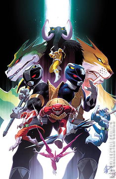 Variant Cover for Mighty Morphin Power Rangers / Teenage Mutant Ninja Turtles #5