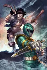 Variant Cover for Mighty Morphin Power Rangers / Teenage Mutant Ninja Turtles #5