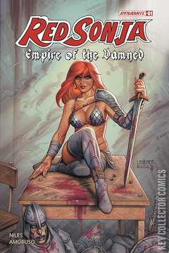 Variant Cover for Red Sonja: Empire of the Damned #1