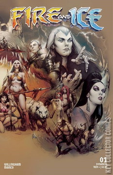 Variant Cover for Fire and Ice #1